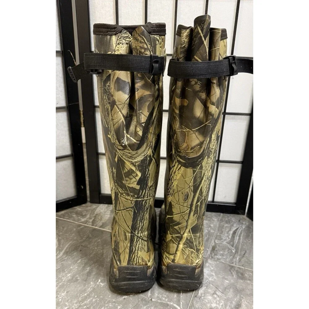 LaCrosse Alpha Authentic Mens Camo Rubber Hunting Boots 200005 Size 9